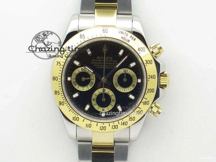 Best Diamonds 116518 Edition 904L Case Strap) SA4130 V4 1:1 Extra SS Noob Goid Plated on Strap Daytona Dial Rubber YG Black (Free 0521
